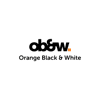  Orange Black and White logo