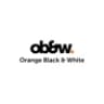  Orange Black and White logo