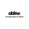 Logo Orange Black and White
